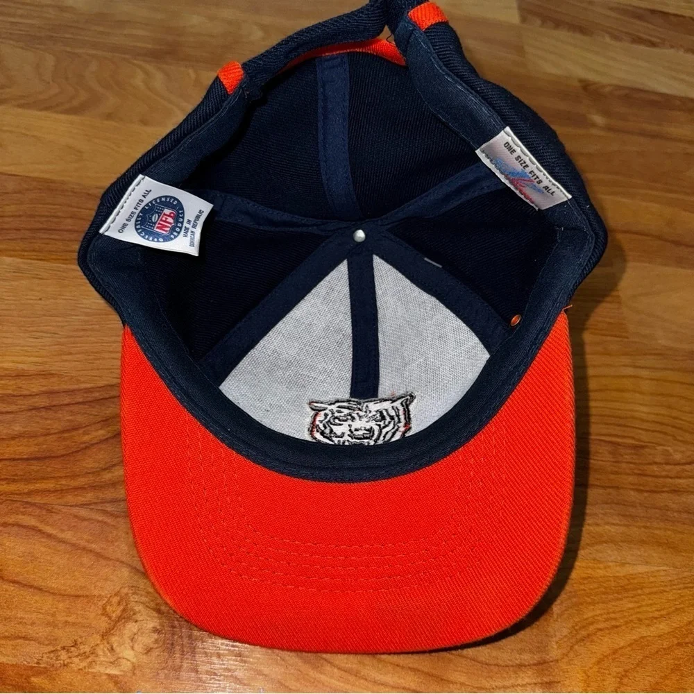 Vintage Chicago Bears Logo Athletic Hat Navy Blue/Orange Rare Bears Hat Cap NOS